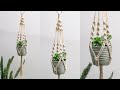 Macrame Plant Hanger Tutorial | Spiral Knot | Macrame Decoration