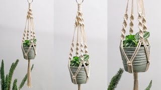 Macrame Plant Hanger Tutorial | Spiral Knot | Macrame Decoration