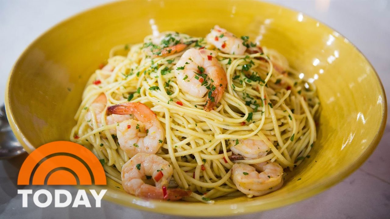 Simple Go-To Weekday Dinners: Lemon And Chili Prawn Linguine | TODAY