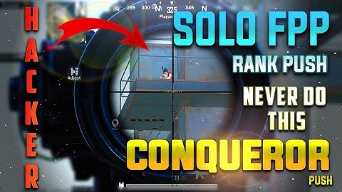 Solo Fpp Rank Push | How to Survive Top 10 In Solo Fpp Hackers Lobby | God Level Zone Rotation .