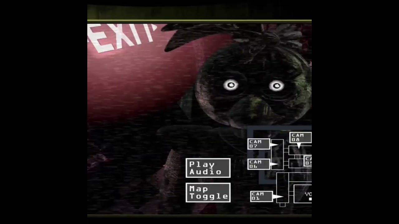 Phantom Glamrock Chica в FNaF 3 (FNaF Jumpscares)