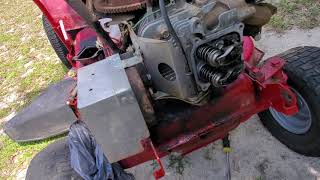 Free locked up mower engine