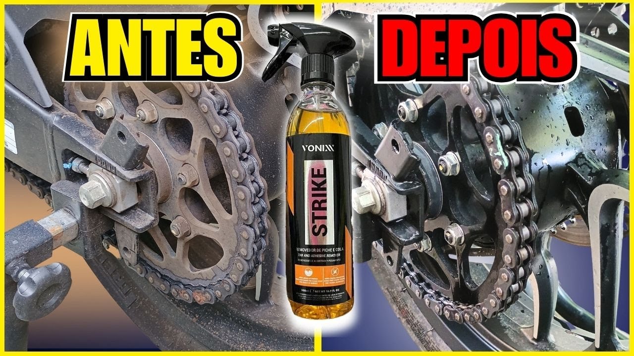 COMO LIMPAR E LUBRIFICAR A RELAÇÃO DA MOTO | VONIXX STRIKE
