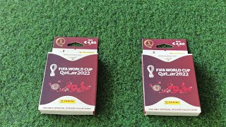 Nowość!Panini Fifa World Cup Qatar 2022!Unboxing 2 blisterkòw z naklejkami!!!