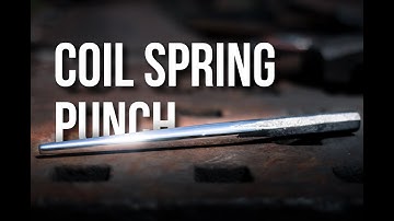 1st BLACKSMITH PROJECT - PUNCH FROM COIL SPRING