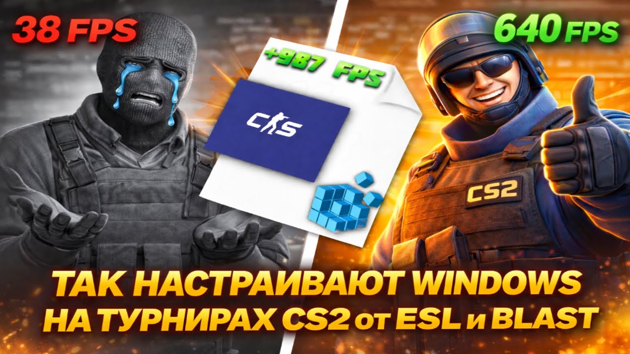 Слив ПРИВАТНОЙ НАСТРОЙКИ WINDOWS для CS2. Повысь ФПС в CS2 и уменьши ИНПУТ ЛАГ