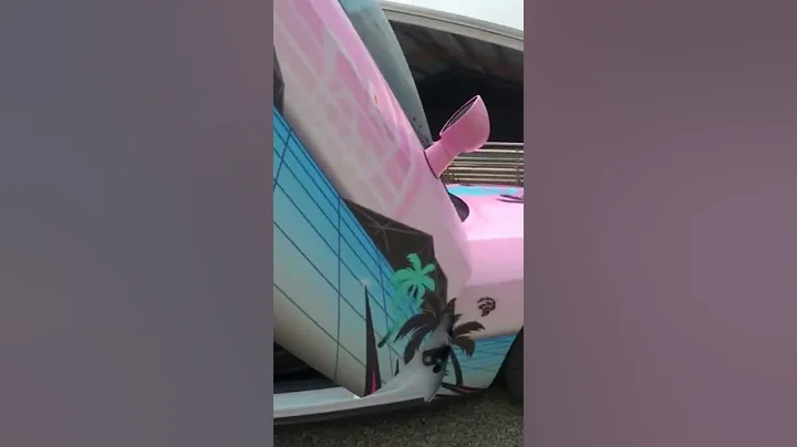 DODGE CHALLENGER HELLCAT REDEYE WITH CUSTOM MIAMI STYLE WRAP 🔥🔥🔥