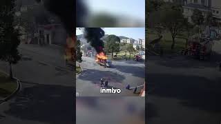 kamyonun yanmaktan kurtaran adam
