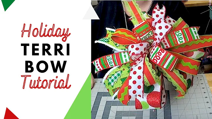 How To Make A Christmas Terri Bow By Hand