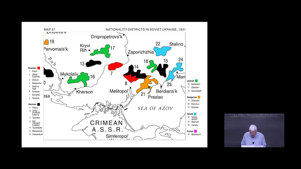 Ukraine: A History. Lecture 38: Soviet Ukraine's Other Peoples