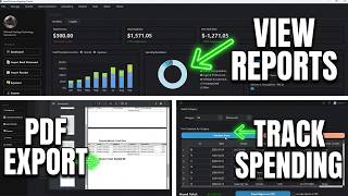 QuickTracker Accounting System – How to View Reports, Income vs Expenses & Financial Charts