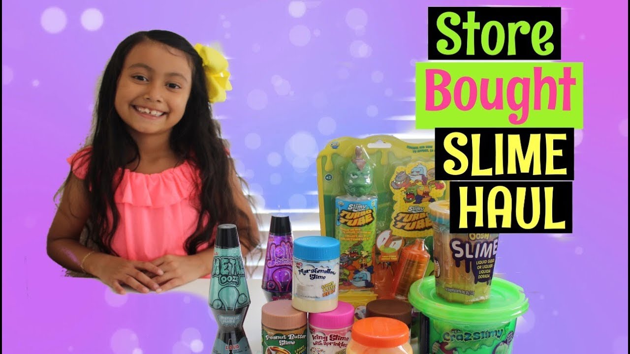 STORE BOUGHT SLIME HAUL|WALMART SLIME
