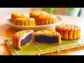 Red Bean ‪Mooncake Recipe, Happy Mid-Autumn Festival!CiCi Li - Asian Home Cooking Recipes