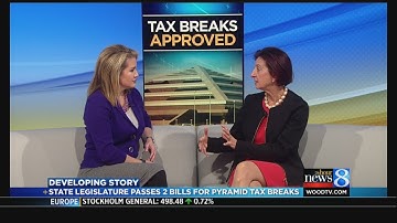 State legislature passes 2 bills for pyramid tax breaks