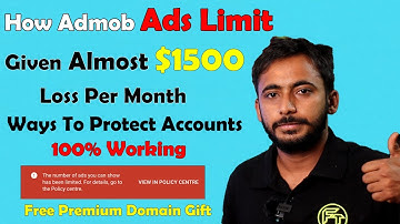 How to Solve Your Admob Ads Limitation Issue | Ways to Protect Your Admob/adsense Account | Hindi