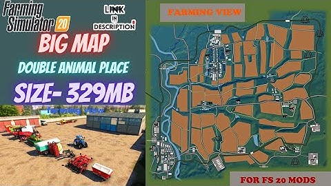 More Than 💯 Field Map mod in Farming simulator 20 | New map mod +vehicles mod | #timelapse#newmap