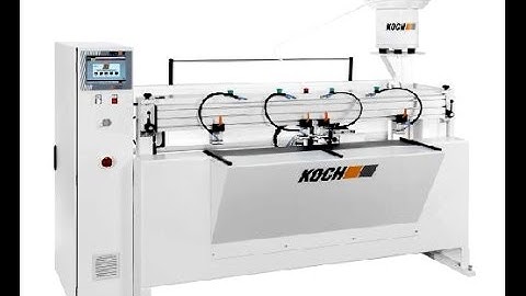 Koch PTP Basic (CNC Boring, Gluing and Dowel Driving Technology)