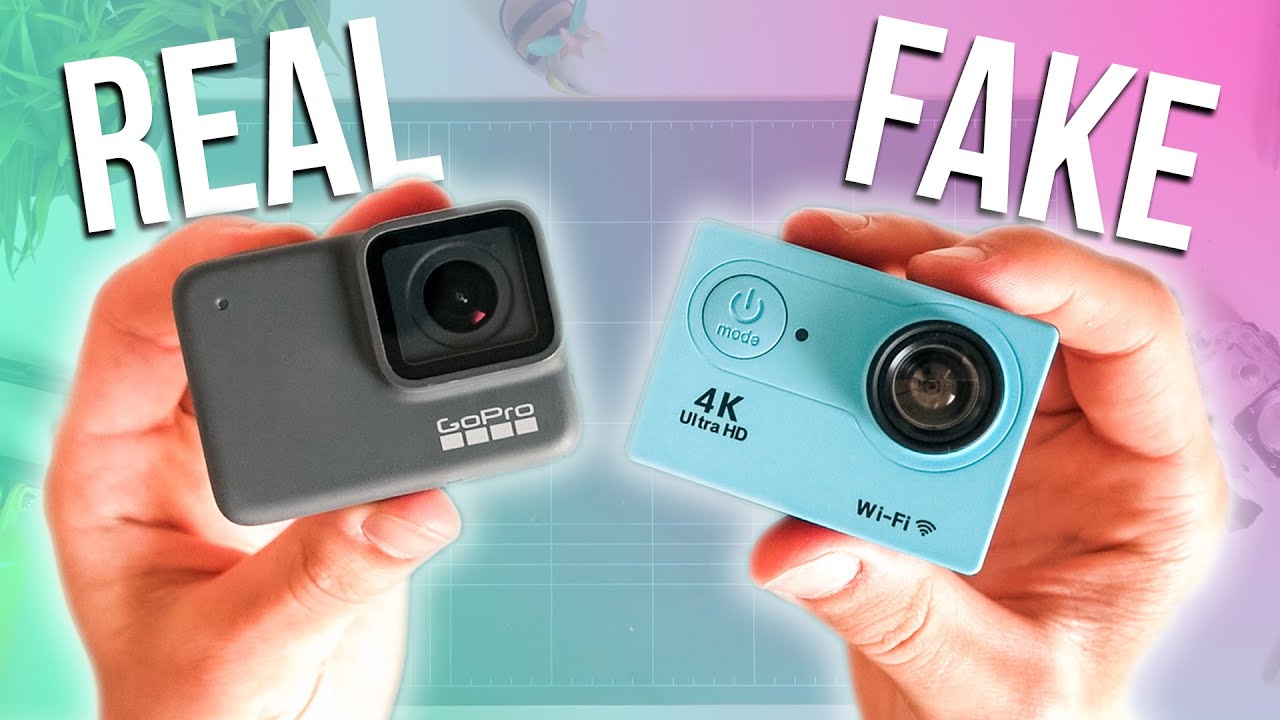 GoPro Hero 7 Silver vs. Cheap Fake GoPro - How Bad Is a Cheap Fake GoPro?!  - YouTube