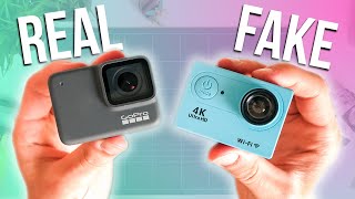 GoPro Hero 7 Silver vs. Cheap Fake GoPro - How Bad Is a Cheap Fake GoPro?!