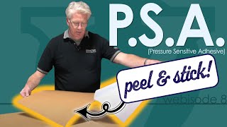 Paintable Laminate Sheets with Peel & Stick (PSA) Backing