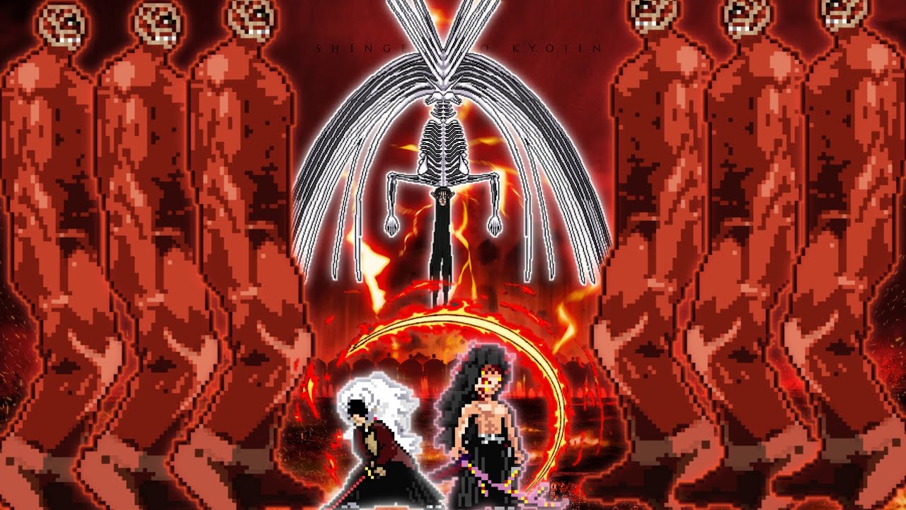 Founding Titan(Eren) VS Yoriichi & Kokushibo V2 in Jump Force Mugen