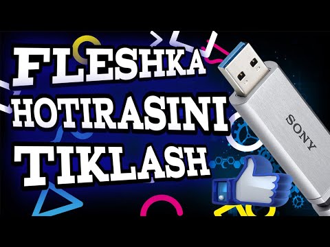 Video: Fleshli Diskni Qanday Tiklash Mumkin