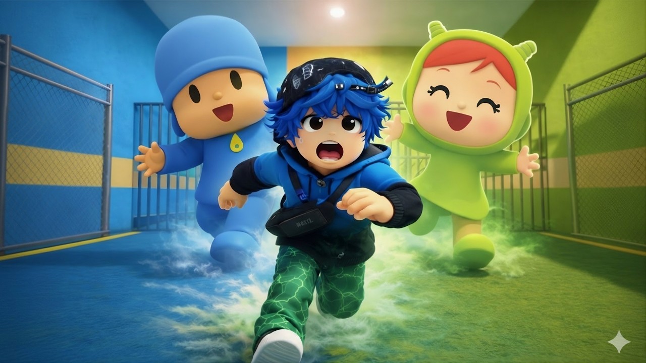 Roblox Lekin POCOYO va NINA Qamoqhonasidan qochamiz !