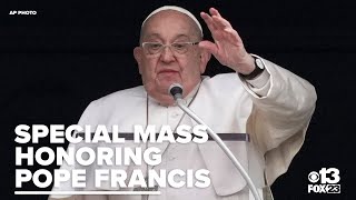 Special mass held in Portland to mourn passing of Pope Francis