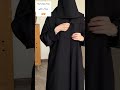 عباية عملية بسحاب مخفي عبايات السعودية الرياض جدة ترند عبايات ريم