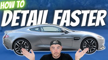 HOW TO DETAIL FASTER | My Process for detailing and washing cars!