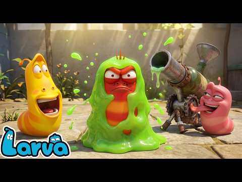 Larva Movie 2026: Pink Planned Everything—Now Red and Yellow Are Trapped Inside Giant Green Slime!