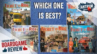 Ticket to Ride: Small Box Games - Which one is best?