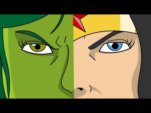 She Hulk VS Wonder Woman Animation | She Hulk Transformation