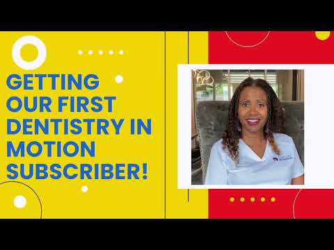 Getting our first Dentistry in Motion subscriber 🎉