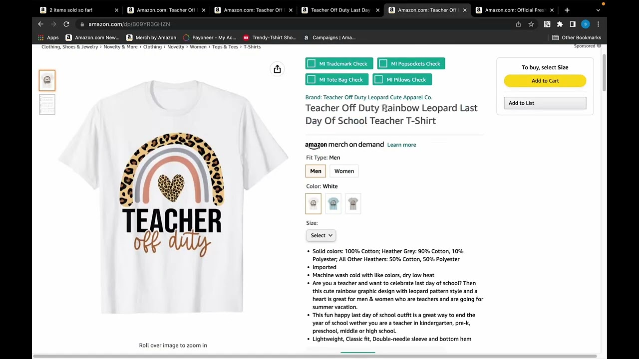 Merch By Amazon Keyword Research, SEO Tutorial 2022 ( Title, Brand Name and Feature Bullets )