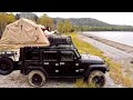 屈斜路湖のほとりでルーフテントキャンプしてきた【Jeep Wrangler,  roof tent camping at Lake Kussharo】