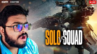 Solo vs Squad🔥 BGMI Shorts Live, Full Screen in @KodiPlays2