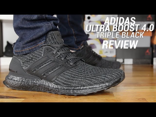 ultra boost triple black 4.0 review