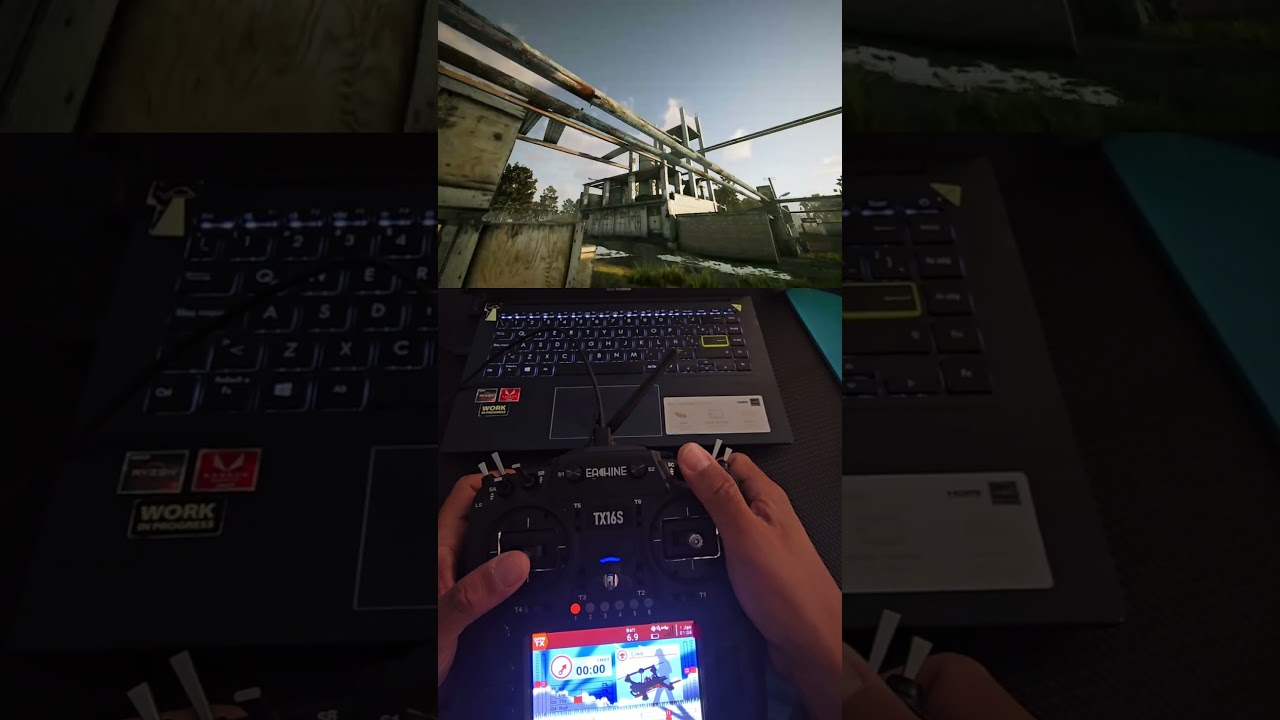 First day in FPV simulator - 