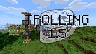 Minecraft Trolling: 1.5 Update, Trapped Chests, TNT Minecarts and more (ItsJerryAndHarry)