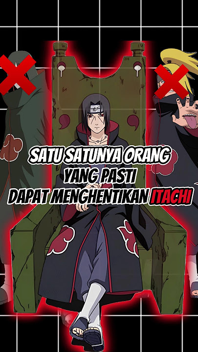 SATU SATUNYA ORANG YANG PASTI BISA MENGHENTIKAN ITACHI #animeshorts #itachi #sasuke #shisui #uchiha