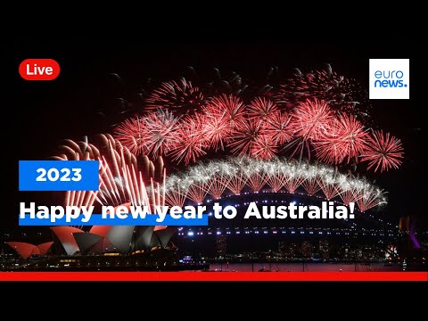 Firework display in Sydney as 2023 reaches Australia