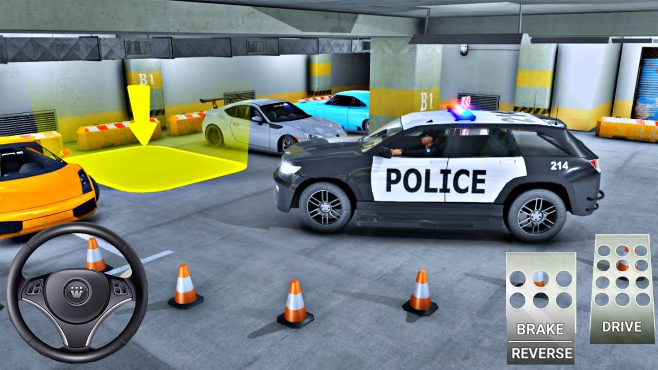 Police Car Parking Real Car - 4x4 SUV Police Car - Best Android Gameplay