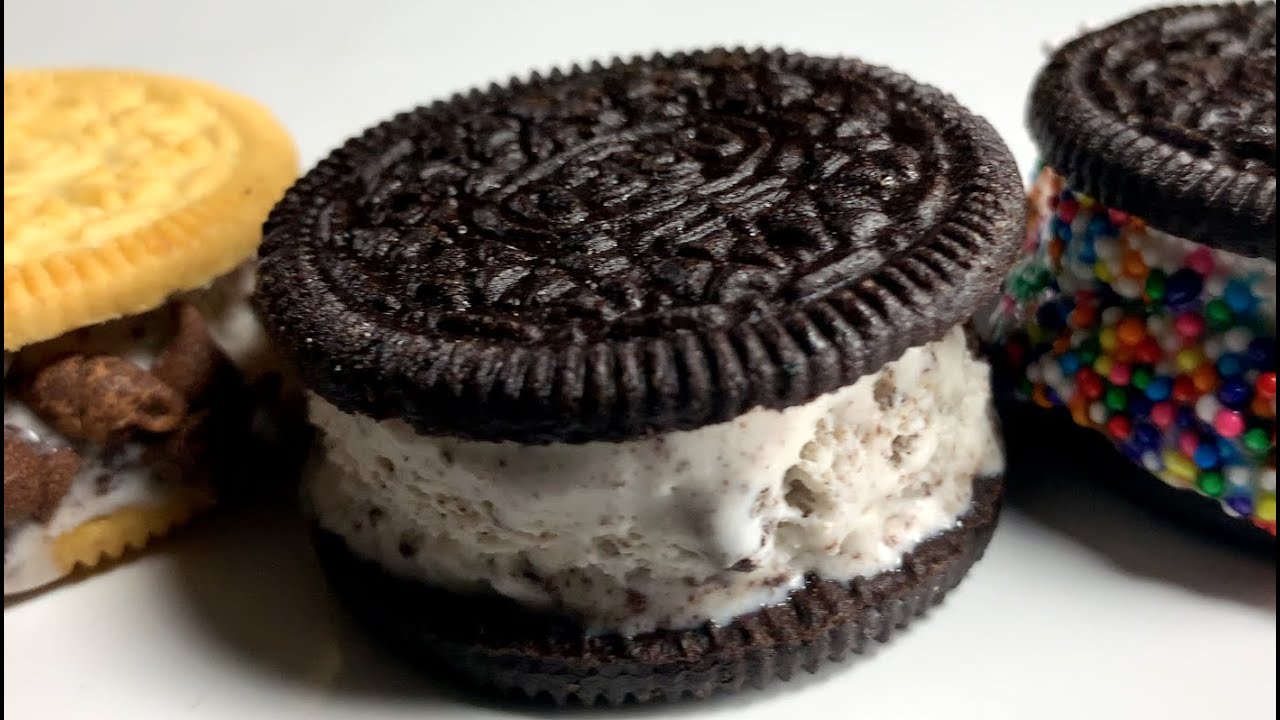 Oreo Ice Cream Sandwich The Butter Half Youtube