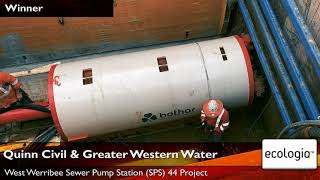 2021 CCF Vic Earth Awards - Project Value 3 WINNER: Quinn Civil \u0026 Greater Western Water