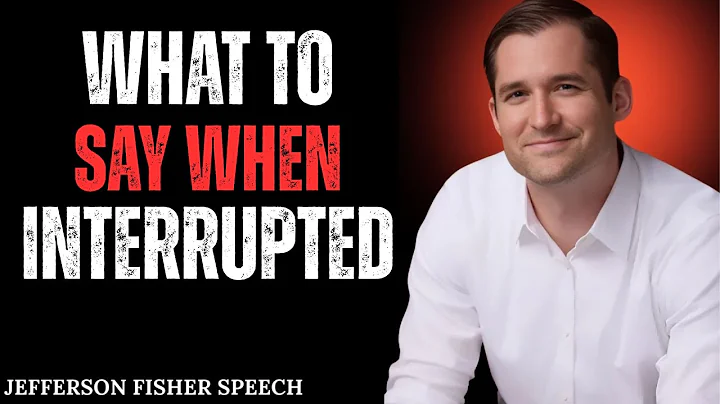 What to Say When Interrupted | Jefferson Fisher Powerful Motivational Speech