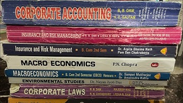 #GUWAHATI UNIVERSITY B.COM 2ND SEMESTER BOOKS AND SYLLABUS BIDYA BOOKS PLEASE SUBSCRIBE TO CHANNEL