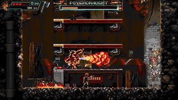 Huntdown pc gameplay - Psychonaught Boss Fight || No Commentary