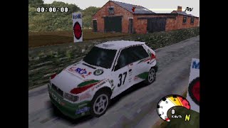 Mobil 1 Rally Championship PS1 Gameplay - Skoda Felicia Kit Car