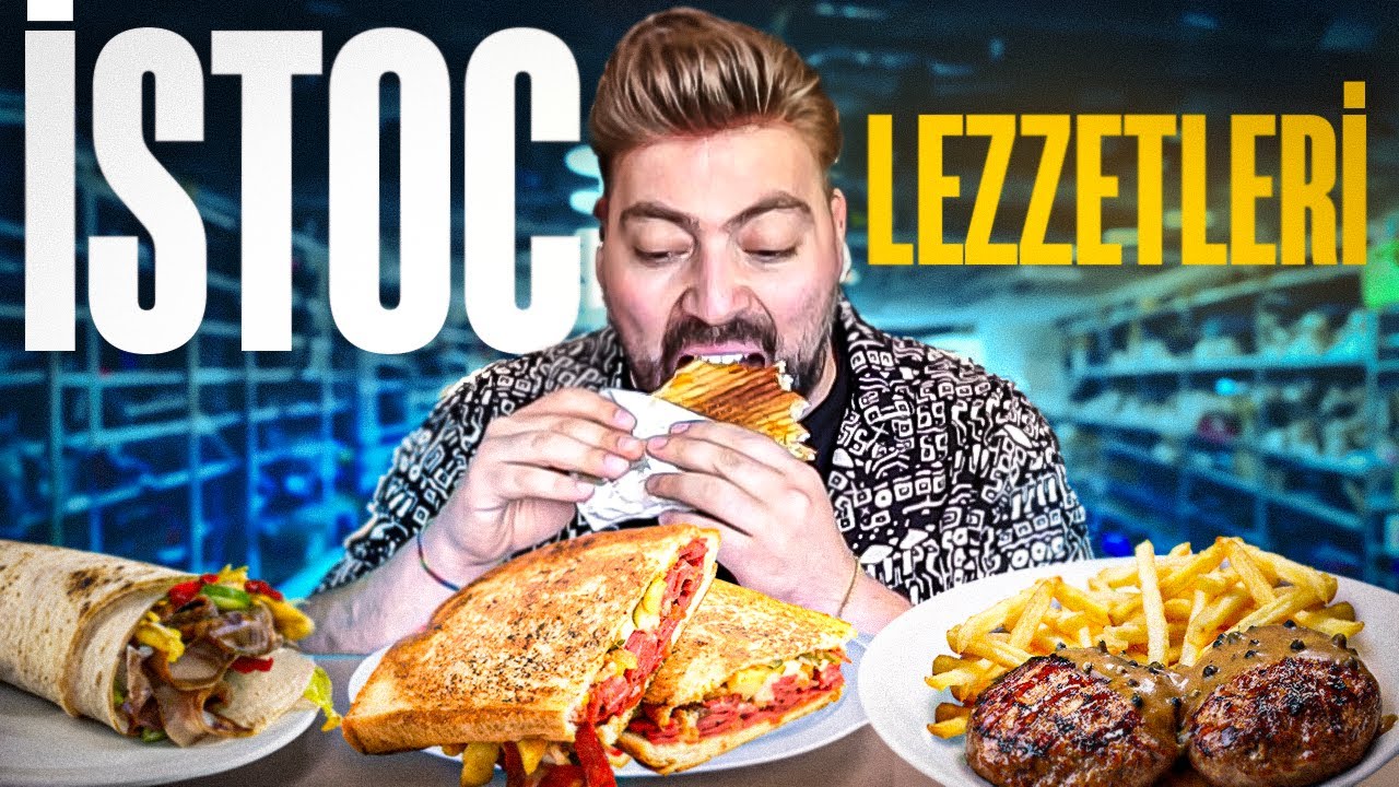 TOPTANCILAR ÇARŞISINDAKİ LEZZETLERİ DENEDİM ! (İSTOÇ)